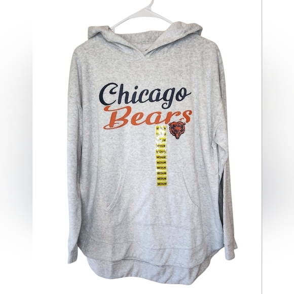 Nfl Apparel Other - Chicago Bears Women's Hoodie Sleepwear Pullover Soft Terry Cloth NWT Medium NLF